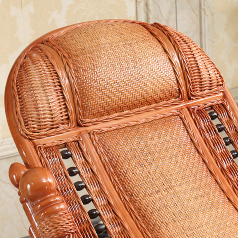 Mid Century Modern Recliner Chair Rattan/Wicker Recliner Chair for Living Room