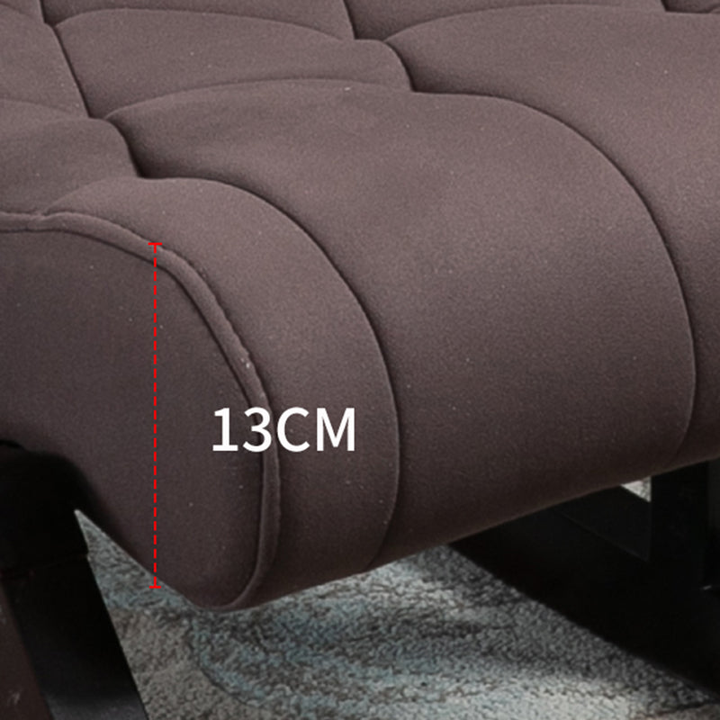 Mid Century Modern Rocking Chair Reclining with Cushion Rocker Chair 26.4" x 49.2" x 33.9"