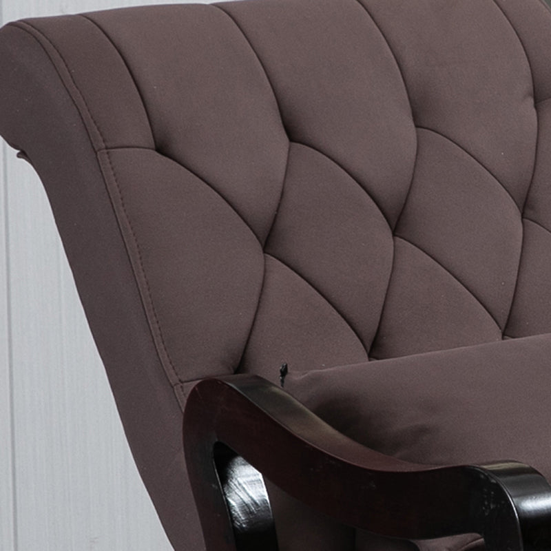 Mid Century Modern Rocking Chair Reclining with Cushion Rocker Chair 26.4" x 49.2" x 33.9"