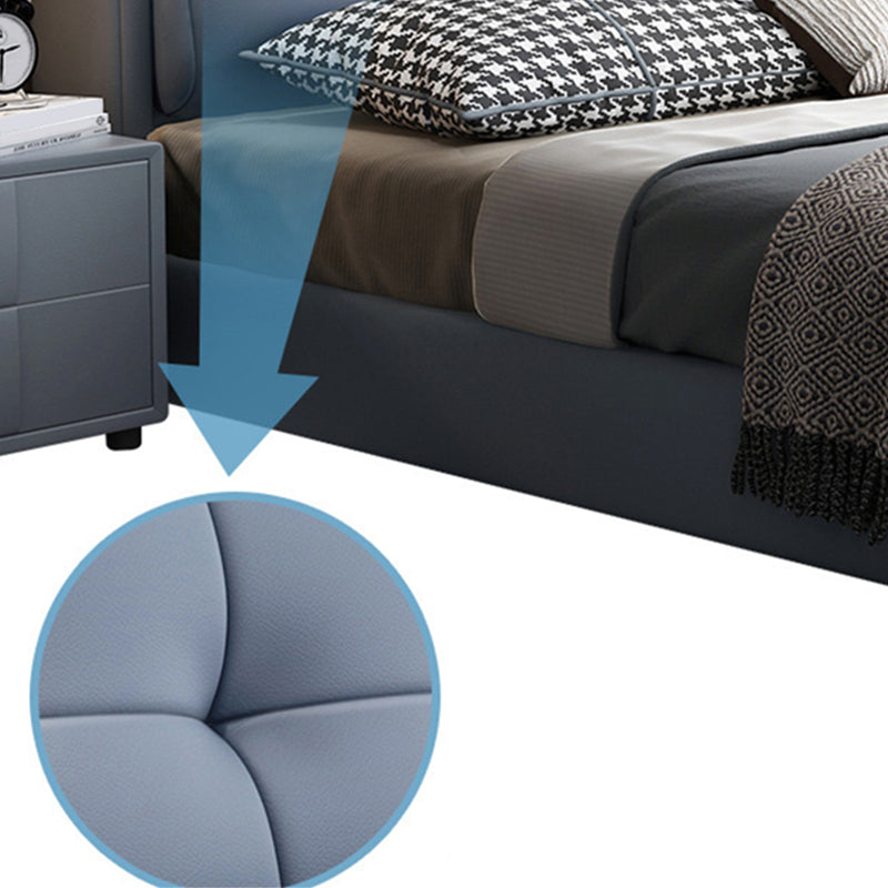 Contemporary Pine Wood Storage with Headboard Lift Up Storage Rectangular Bed Frame