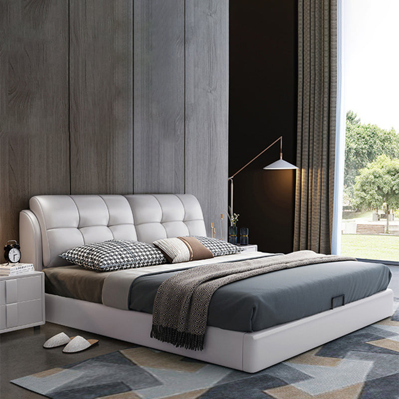 Contemporary Pine Wood Storage with Headboard Lift Up Storage Rectangular Bed Frame