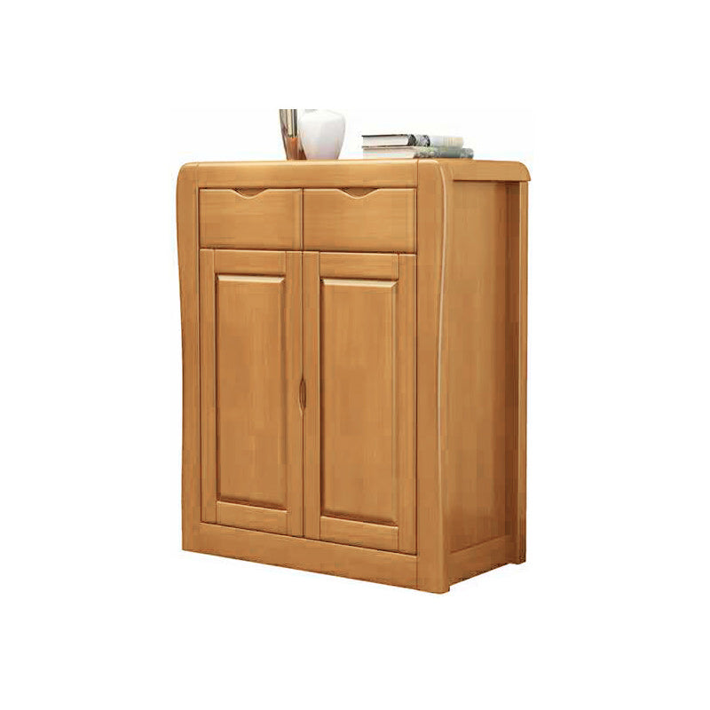Mid-Century Modern Accent Cabinet with Doors and Drawers Cabinet