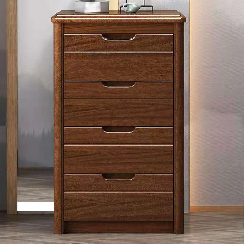 Modern Rectangle Side Cabinet Soft Close Drawers Wood Storage Cabinet