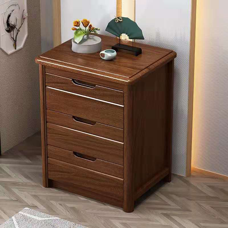 Modern Rectangle Side Cabinet Soft Close Drawers Wood Storage Cabinet