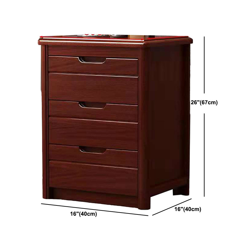 Modern Rectangle Side Cabinet Soft Close Drawers Wood Storage Cabinet