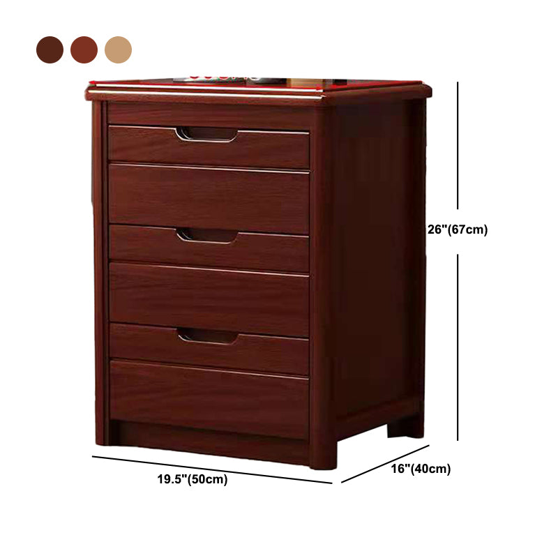Modern Rectangle Side Cabinet Soft Close Drawers Wood Storage Cabinet