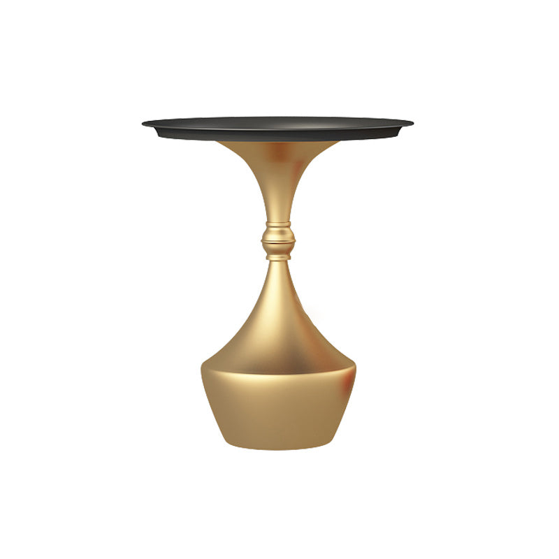 Mid-Century Modern Iron Coffee Cocktail Table Pedestal Cocktail Table for Living Room