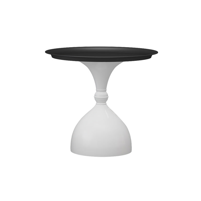 Mid-Century Modern Iron Coffee Cocktail Table Pedestal Cocktail Table for Living Room