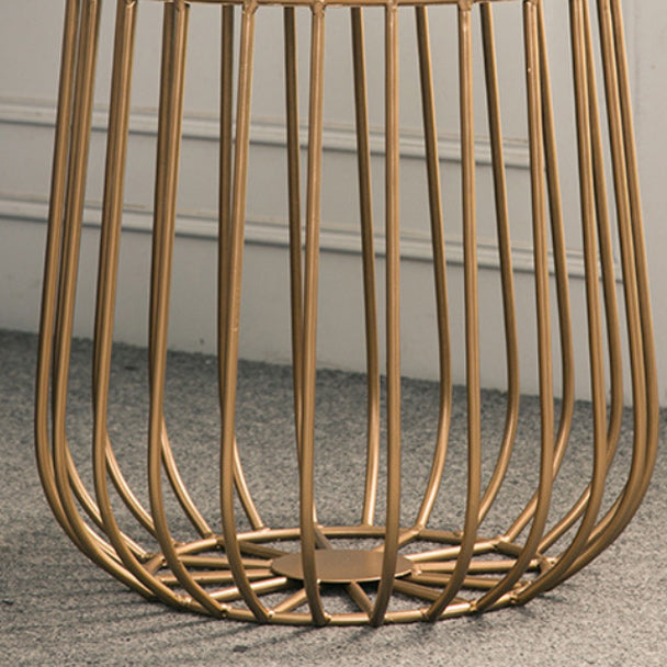 Mid-Century Modern 2 Piece Bunching Tables with Iron Tray Top