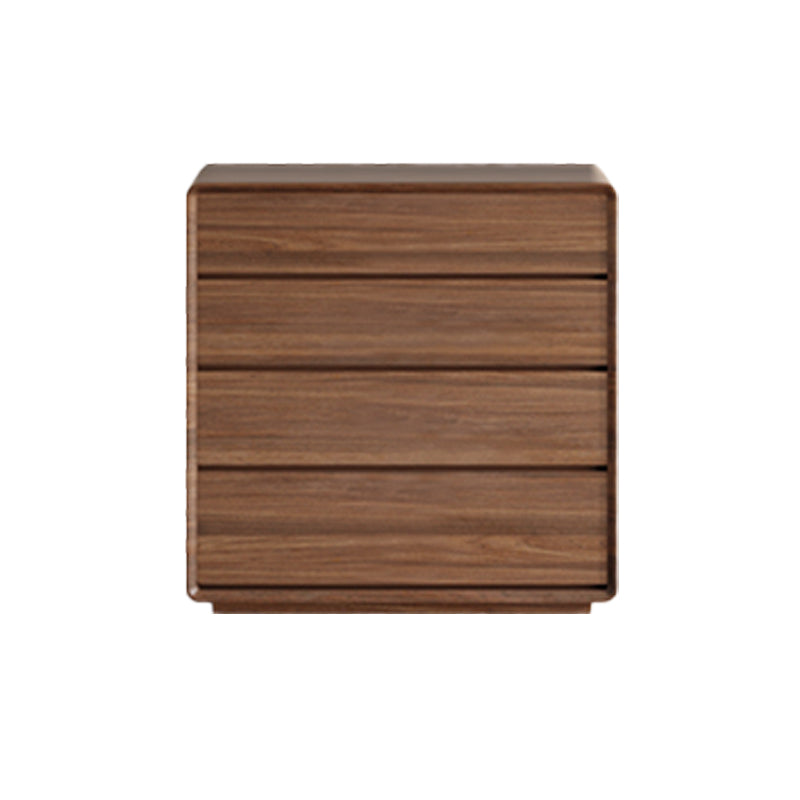 Modern Brown Wood Cabinet Water Resistant Side Cabinet with Drawer