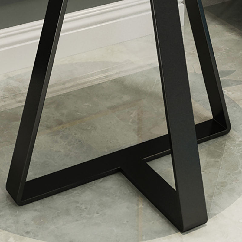 19.69 inch Wide Contemporary Style Side End Table Metal Round Sofa Side Accent Table