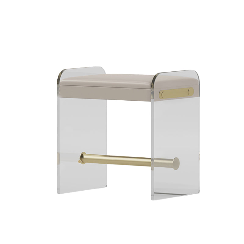 Glam Slate Top Makeup Vanity Desk 3 Drawer Vanity Dressing Table