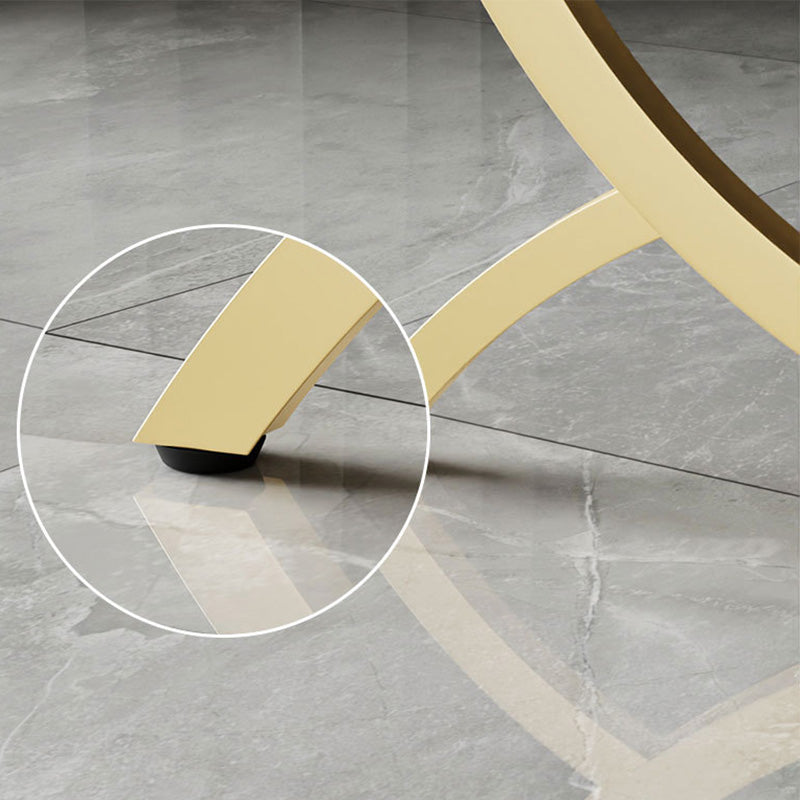 Abstract Round End Table Minimalist Side End Table for Living Room