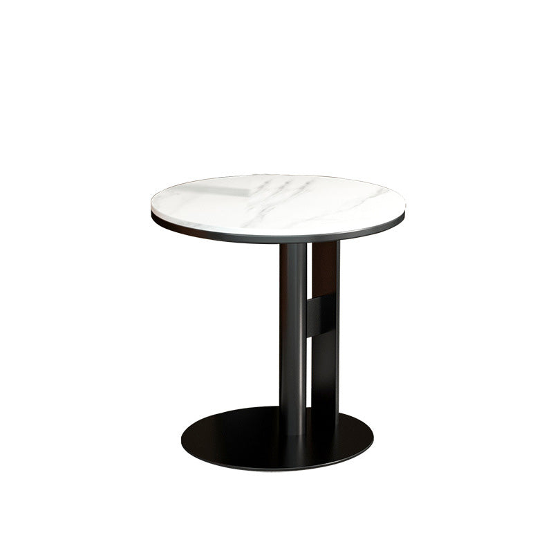Modern End Table Round Minimalist Side End Table for Living Room