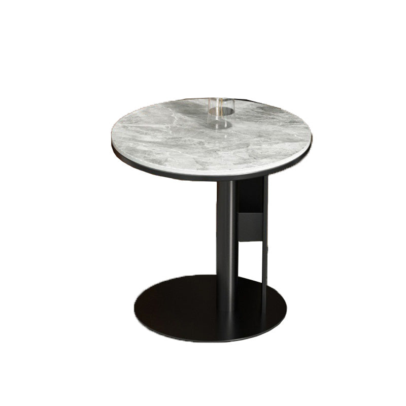 Modern End Table Round Minimalist Side End Table for Living Room