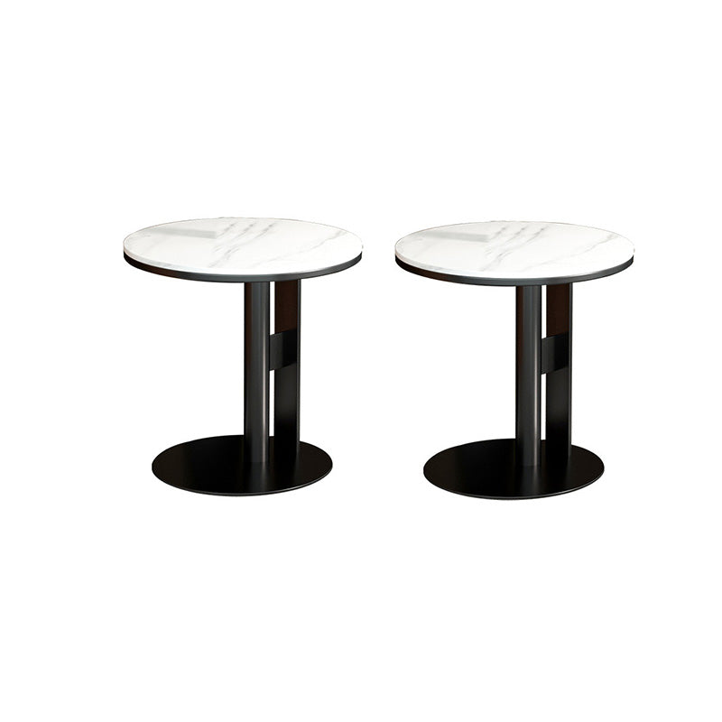 Modern End Table Round Minimalist Side End Table for Living Room