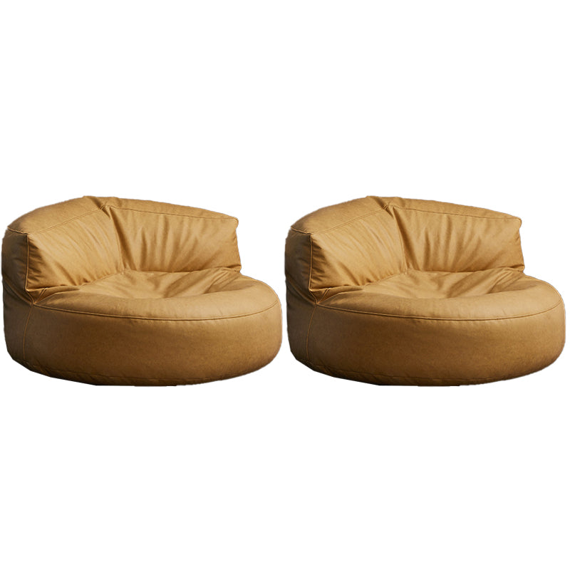 Nordic Bonded Leather Armless Tight Back EPP Filled Aceent Chair