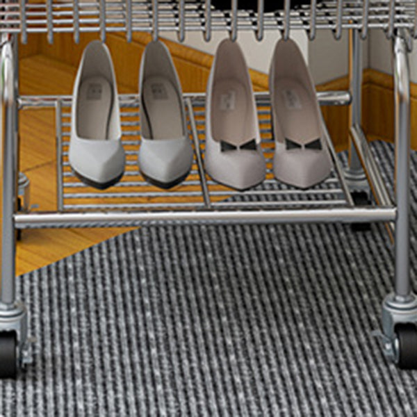 Industrial Metallic Coat Hanger Free Standing Coat Rack with Storage Basket