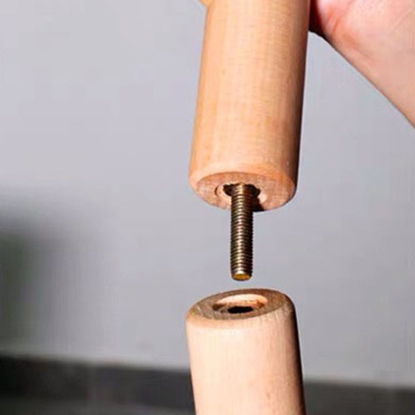 Modern Style Coat Rack Solid Pine Wood Free Standing Hooks Design Coat Rack