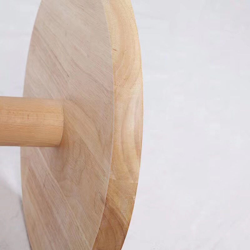 Modern Style Coat Rack Solid Pine Wood Free Standing Hooks Design Coat Rack