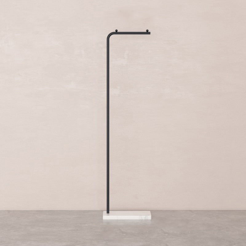 Modern Coat Hanger Metal Included 4 Hooks Entryway Kit with Storage Shelving