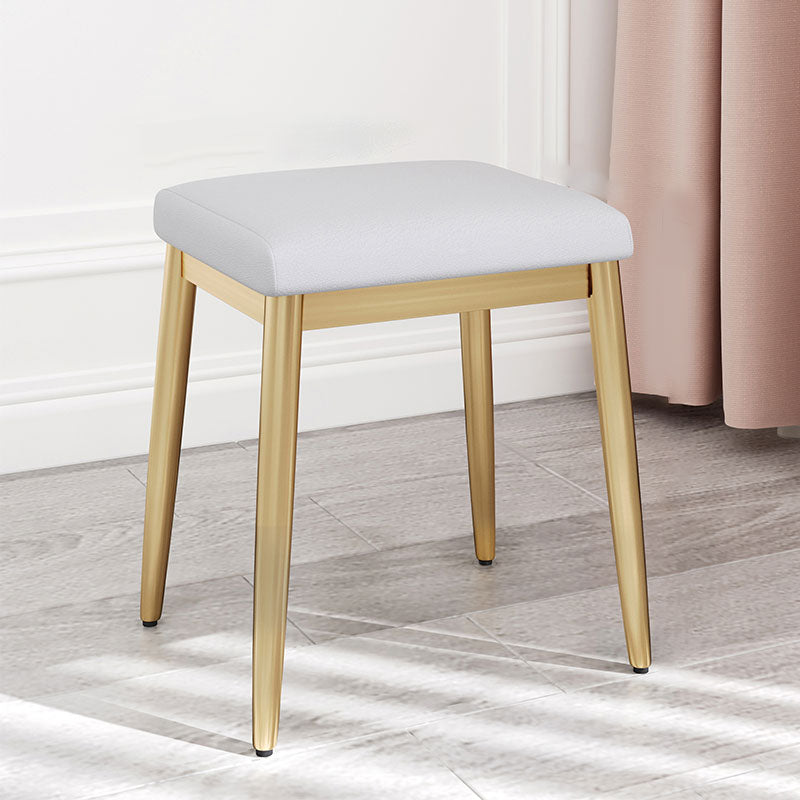 Modern Grey Standard Leather Solid Color Rectangle Indoor Standard