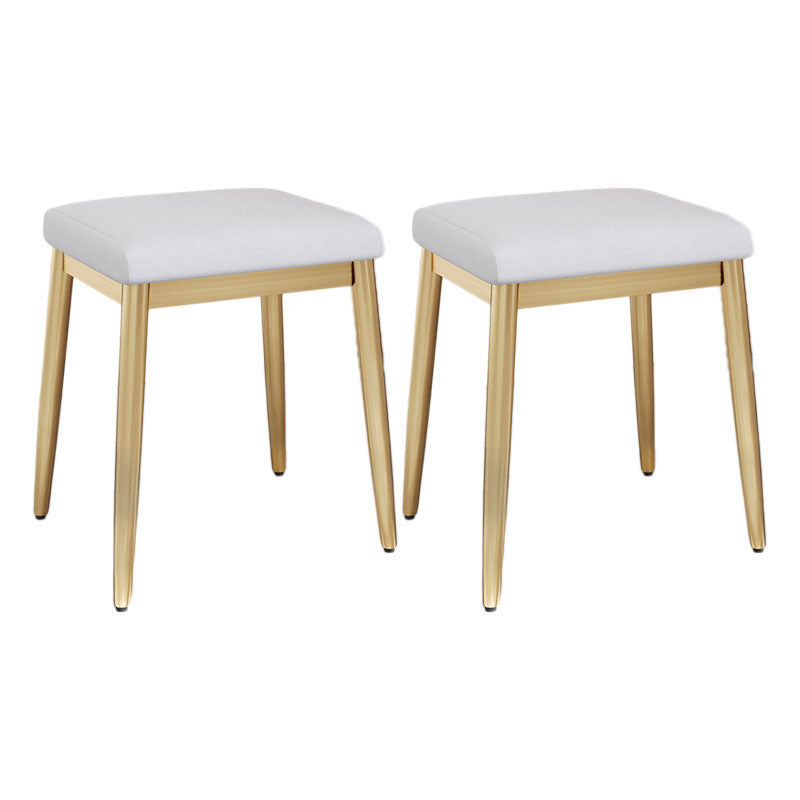 Modern Grey Standard Leather Solid Color Rectangle Indoor Standard