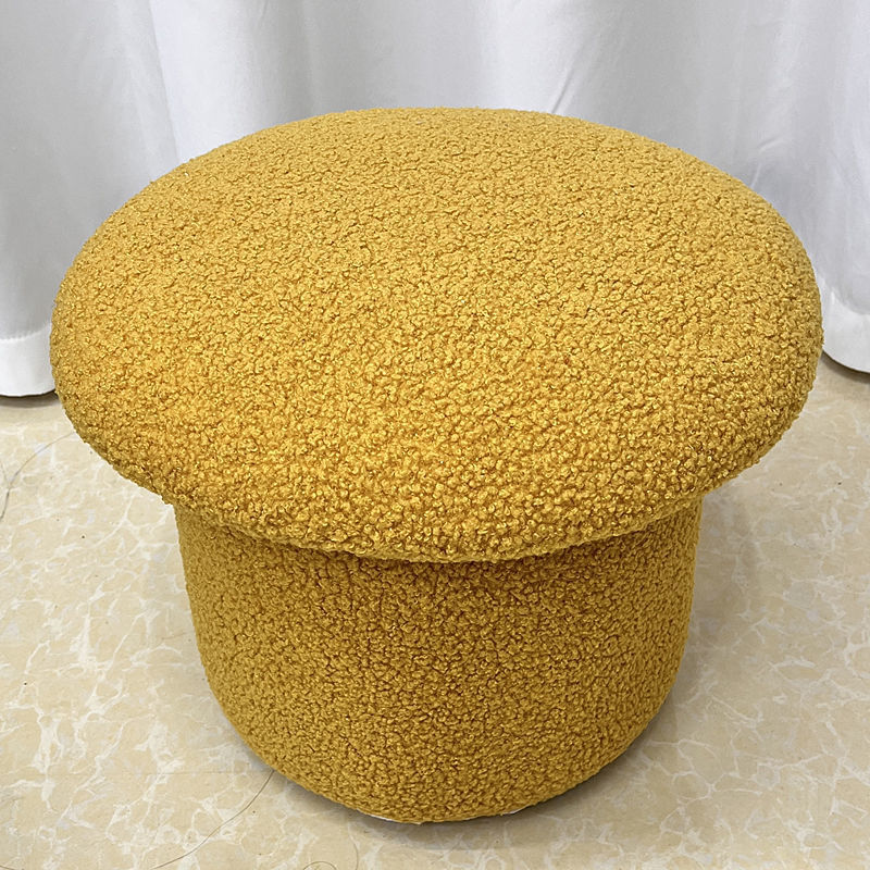 Modern Velvet Pouf Plain Specialty Water Resistant Chair Ottoman