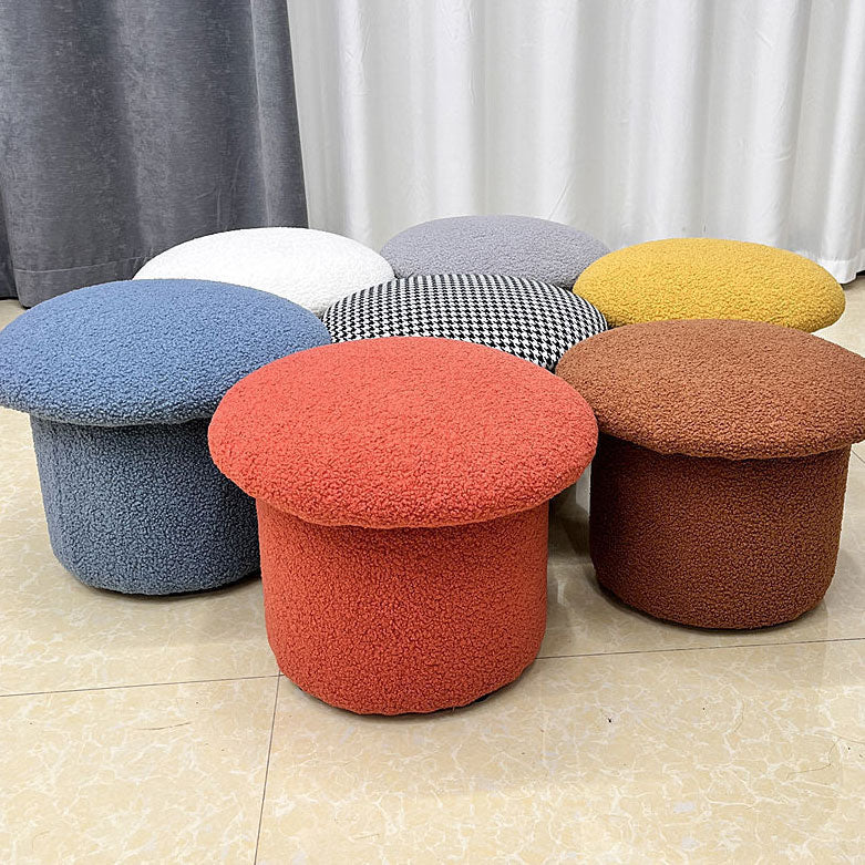 Modern Velvet Pouf Plain Specialty Water Resistant Chair Ottoman