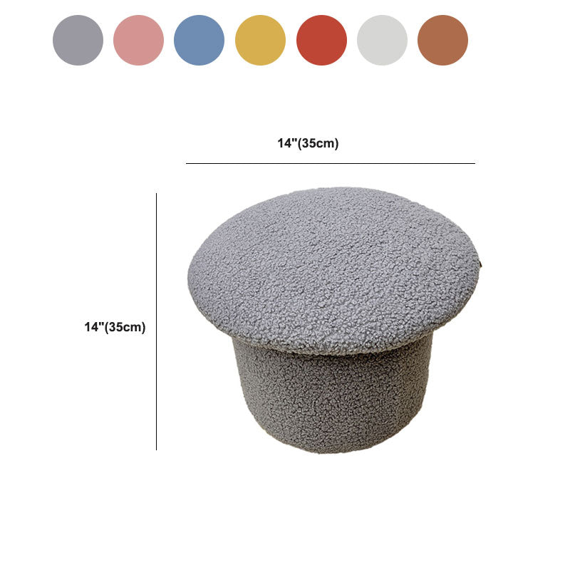 Modern Velvet Pouf Plain Specialty Water Resistant Chair Ottoman