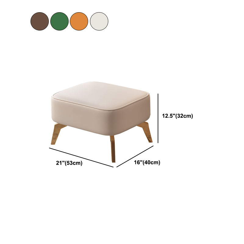 Upholstered and Metal Rocker Glam with Padded Seat Rocking Chair Slipcovered