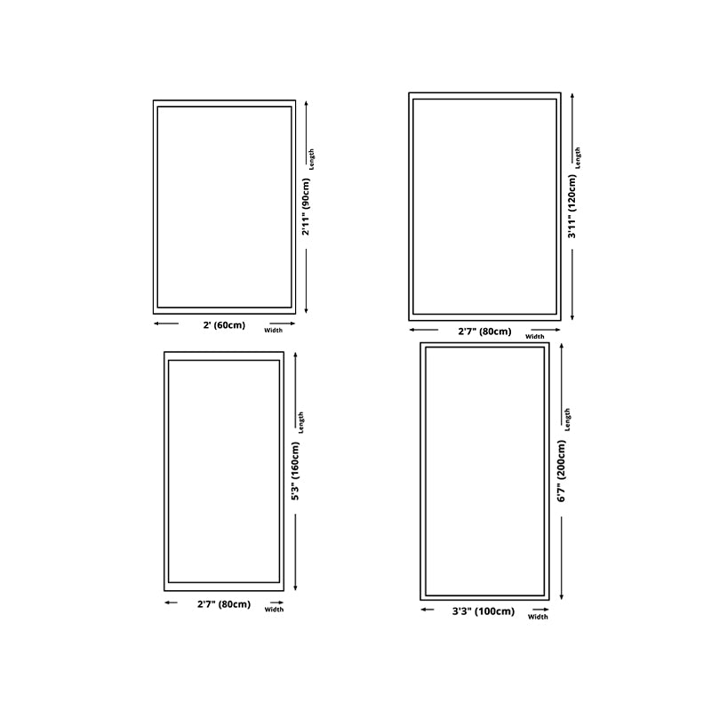 Rectangle Shape Rug Living Room Beige Tone Polyester Washable Area Rug