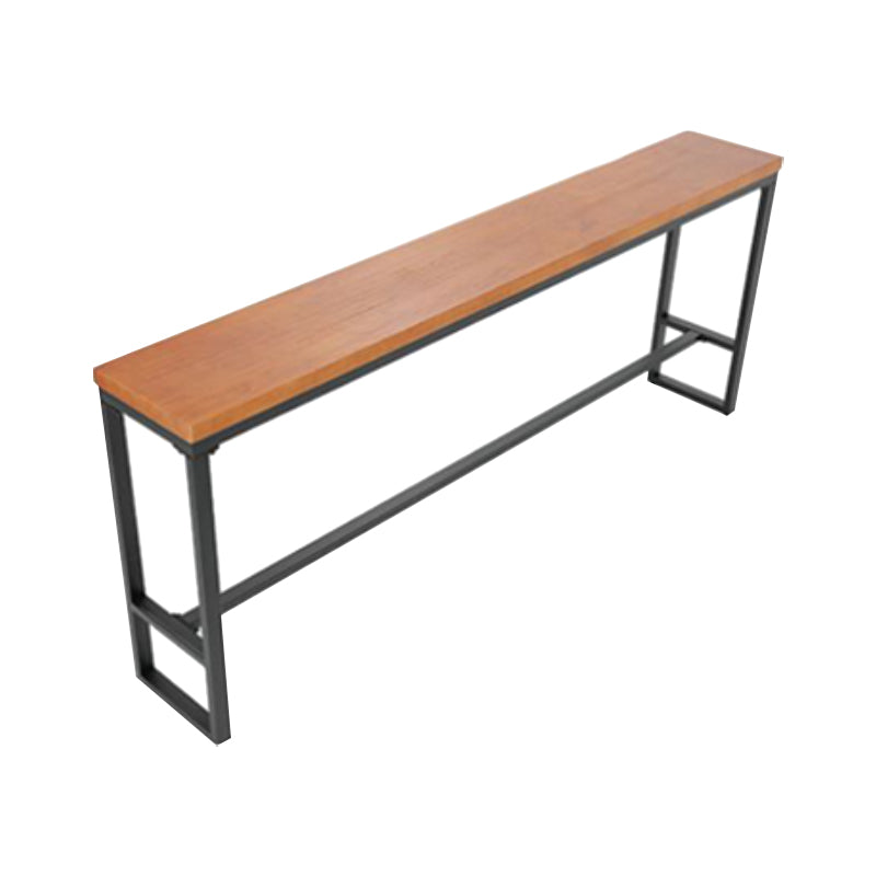 Trestle Solid Wood Counter Set 1/2/5 Pieces Natural Glam Indoor Table and Stool Set