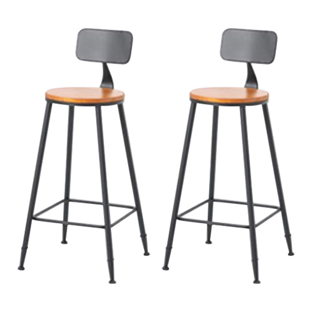 Trestle Solid Wood Counter Set 1/2/5 Pieces Natural Glam Indoor Table and Stool Set