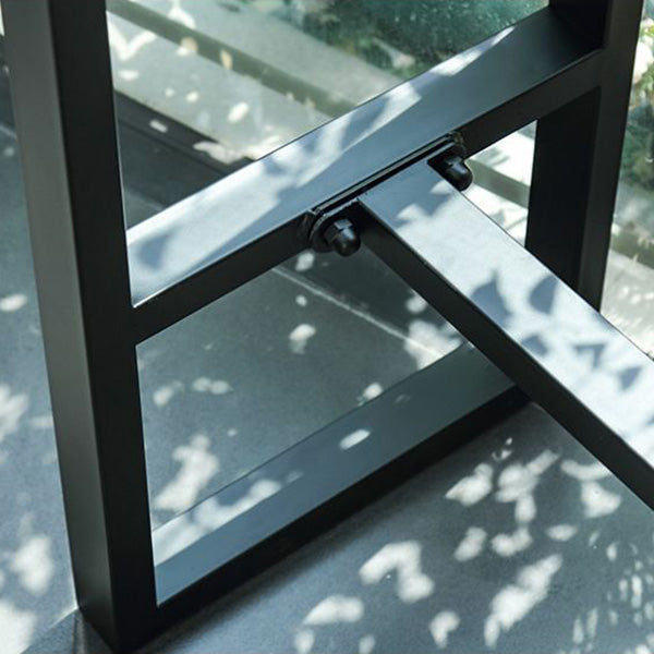 Trestle Solid Wood Counter Set 1/2/5 Pieces Natural Glam Indoor Table and Stool Set