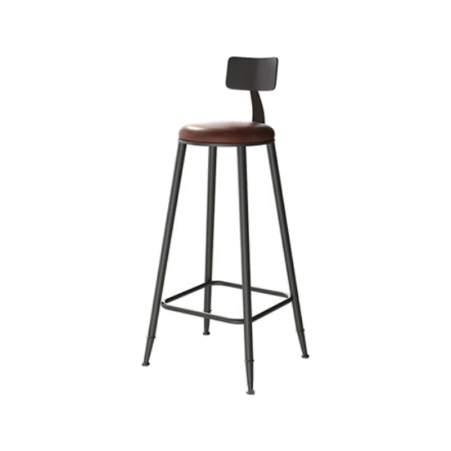 Indoor Bar Table Set Pine Solid Wood 1/7 Pcs Iron Base Bar Table and Stools