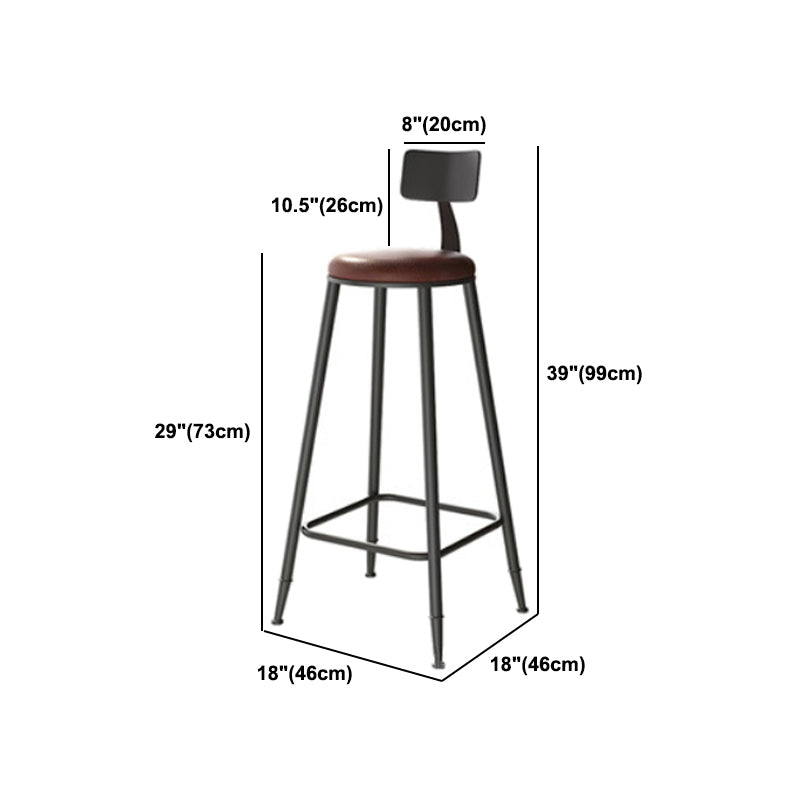 Indoor Bar Table Set Pine Solid Wood 1/7 Pcs Iron Base Bar Table and Stools