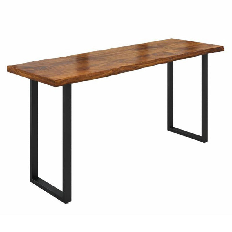 1/4/5/6 Pieces Modern Rectangle Pub Table Set Wooden Counter Table with Backless Stools