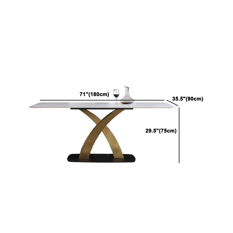 Contemporary Style Rectangle Table Set 1/5/6/7 Pieces Dining Set for Home