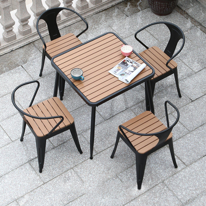 Modern Engineer Wood Dining Set 1/2/5/7 Pieces Dining Set for Home Use