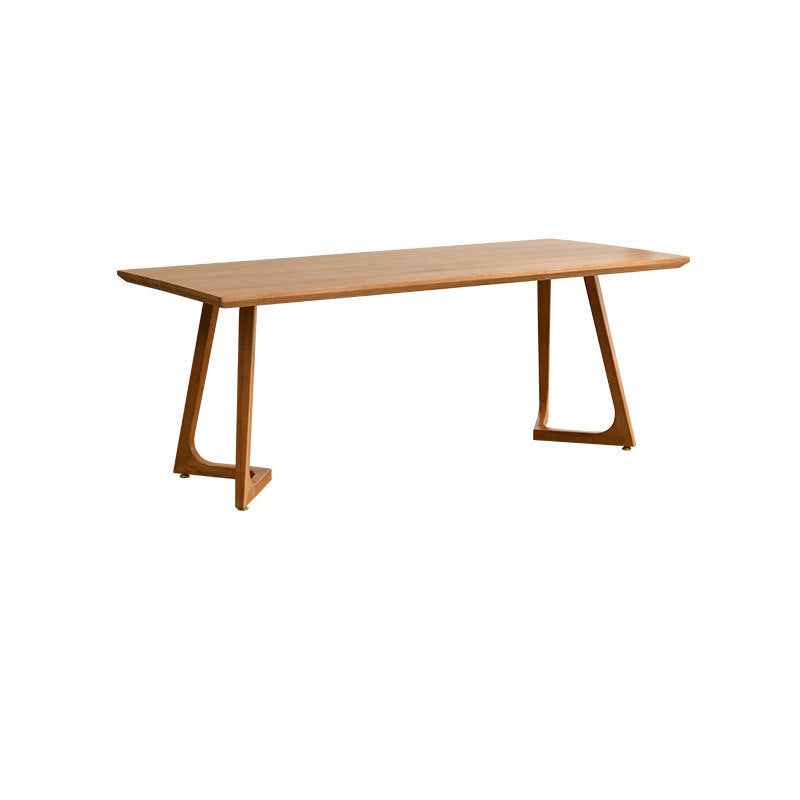 Modern Dining Table Set 1/2/4/7 Pcs Solid Wood Dining Table with Windsor Chairs