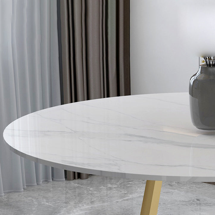 Contemporary Round Table Set 1/2/5/7 Pieces Dining Set for Kitchen