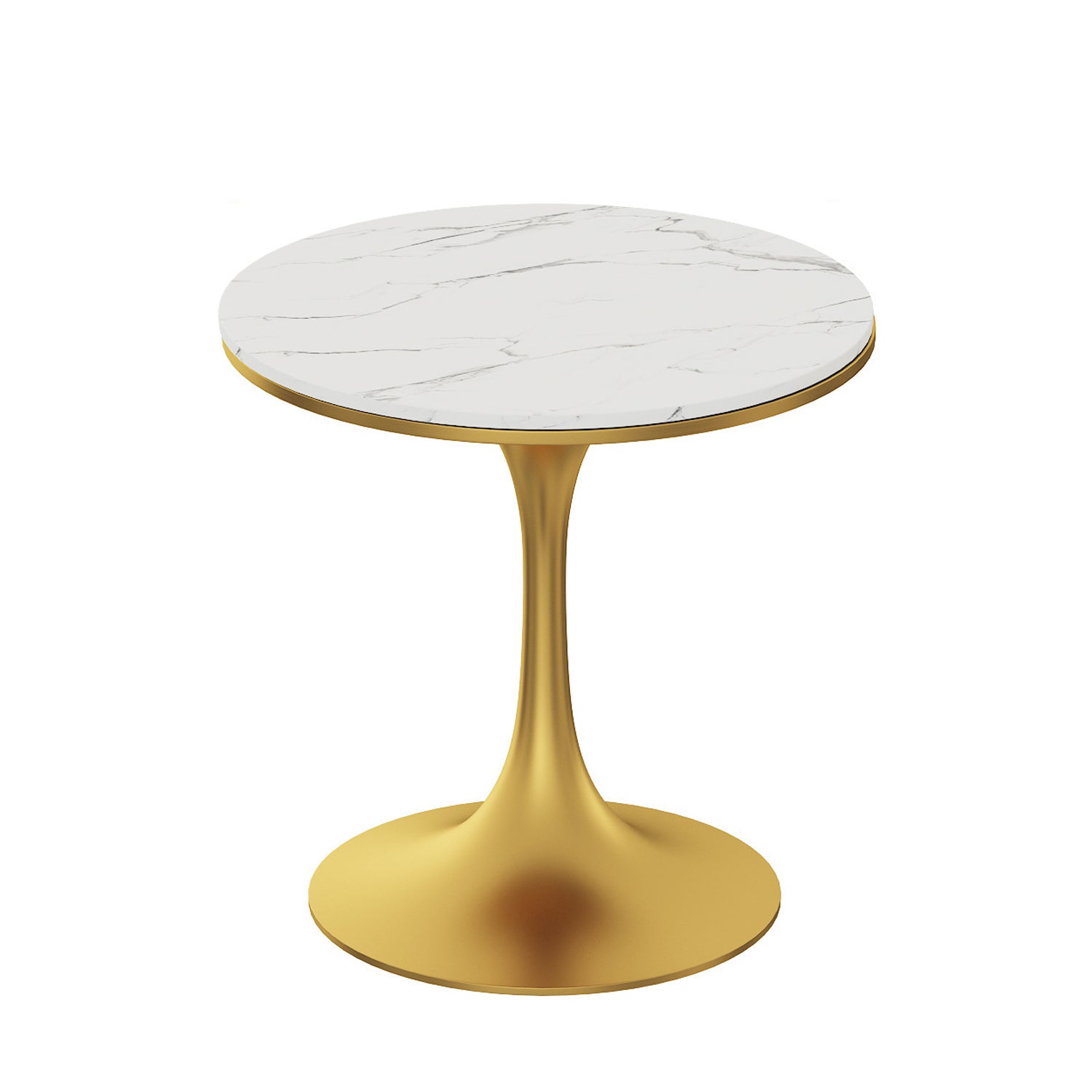 Contemporary Round Table Set 1/2/3/4/5 Pieces Dining Set for Kitchen