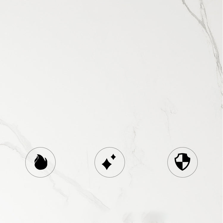 Glam Style Sintered Stone Dining Set Round 1/2/3/5/6/7/9 Pieces Dining Set for Home Use