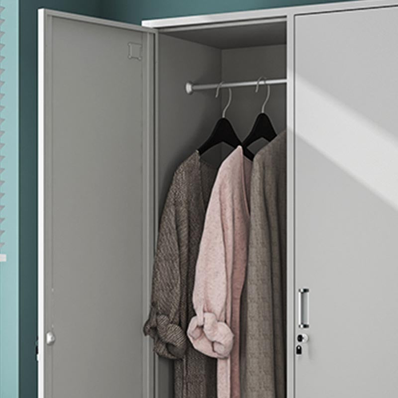 Modern Hinged Wardrobe Armoire Steel Wardrobe Cabinet for Bedroom
