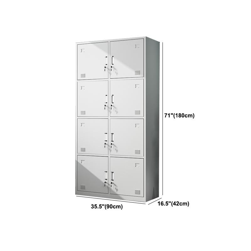Modern Hinged Wardrobe Armoire Steel Wardrobe Cabinet for Bedroom