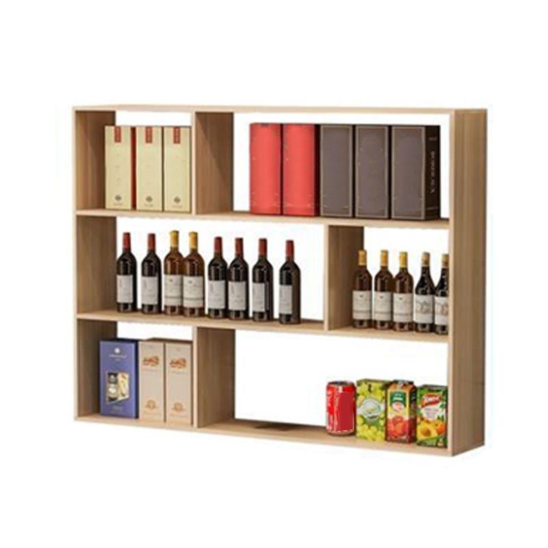 Modern Wall Mounted Bottle Wine Rack Manufactured Wood Wine Bottle Holder