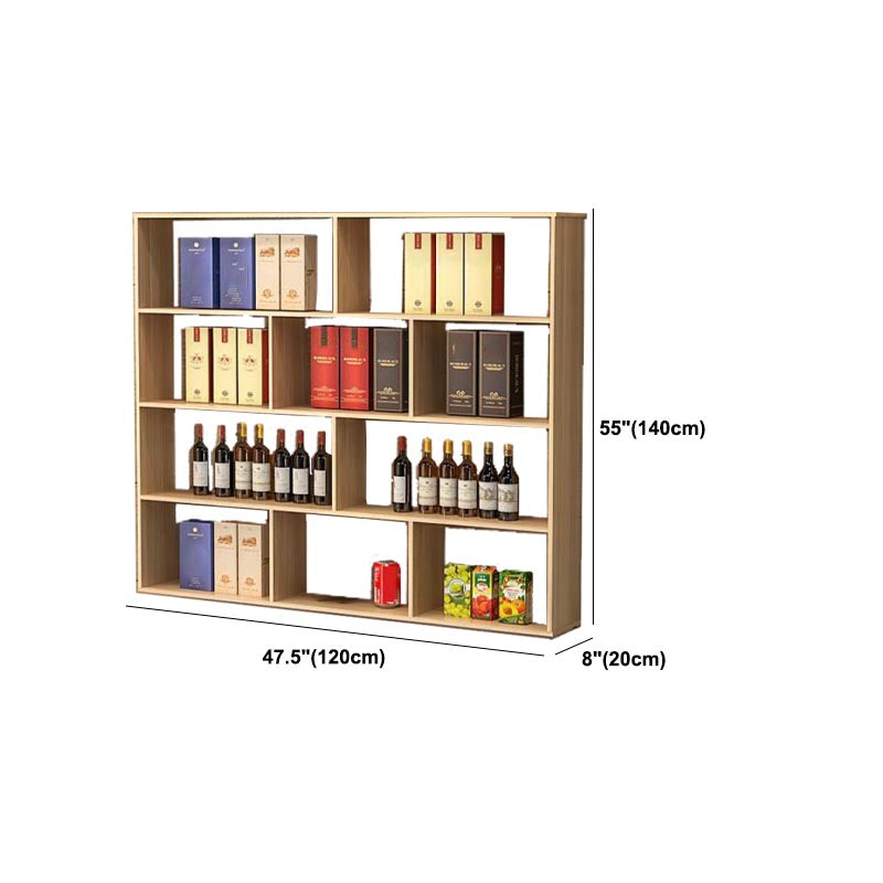Modern Wall Mounted Bottle Wine Rack Manufactured Wood Wine Bottle Holder