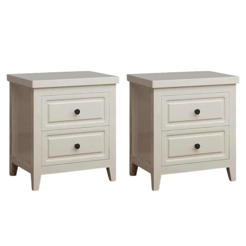 Traditional Oak Night Table Drawer Storage Nightstand with Legs