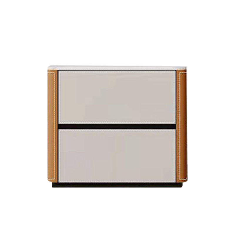 Contemporary Stone Vertical Chest Bedroom Storage Chest with Drawers